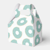 緑のドーナツありがとう赤ちゃんシャワーギフトお願いボックス フェイバーボックス (裏面サイド)