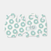 緑のドーナツありがとう赤ちゃんシャワーギフトお願いボックス フェイバーボックス (折り畳みなし)