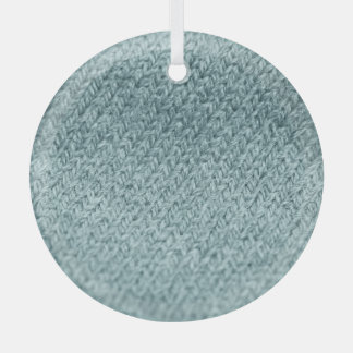 緑のニットのテクスチャ：トレンディー背景 ガラスオーナメント