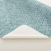 緑のニットのテクスチャ：トレンディー背景 シェルパブランケット (3/4)