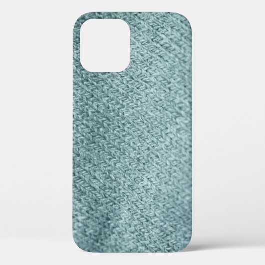 緑のニットのテクスチャ:トレンディー背景 Case-Mate iPhoneケース (裏面)