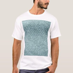 緑のニットのテクスチャ：トレンディー背景 Tシャツ