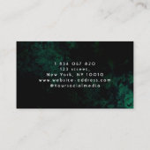 緑のネオン美容師 名刺 (裏面)