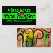 緑のネオン 名刺 (正面/裏面)