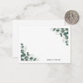 緑のノートカード ノートカード (正面/裏面インサイチュ)