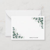 緑のノートカード ノートカード (正面)