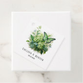 緑のハイドランジア 花 フラワーバタフライ ファブタグ フェイバータグ (インサイチュ)