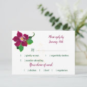 緑のハイビスカスの花の葉反応が鈍い 出欠カード (スタンド正面)