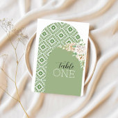 緑のハリスト教徒タトレーズのアーチ テーブルナンバー