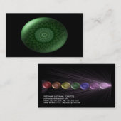 緑のハートのチャクラの名刺 名刺 (正面/裏面)