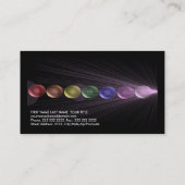 緑のハートのチャクラの名刺 名刺 (裏面)