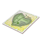 緑のハートカスタムナースタイル タイル (側面)