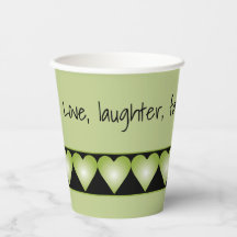 緑のハートパターン（黒）