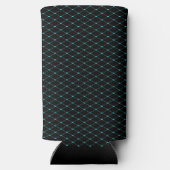 緑のハート網を黒に塗る スリム缶クーラー (裏面)