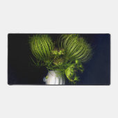 緑のハート（黒） デスクマット (正面)