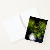 緑のハート（黒） ノートブック (内部)