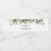 緑のハーブ結婚のウォーターボトルのラベル ペットボトルラベル (シングルラベル)