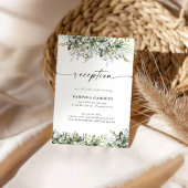 緑のハーブ結婚のエンクロージャカード エンクロージャーカード