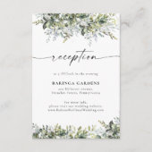 緑のハーブ結婚のエンクロージャカード エンクロージャーカード (正面)