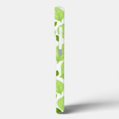 緑のバジルの葉のハーブ植物のパターン Case-Mate iPhoneケース (裏面 / 左)