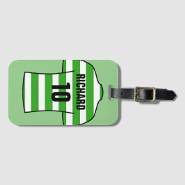 緑のバスケ ラゲッジタグ