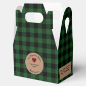 緑のバッファローの焼いたぬいぐるみ フェイバーボックス (オープン)