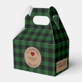 緑のバッファローの焼いたぬいぐるみ フェイバーボックス (正面サイド)