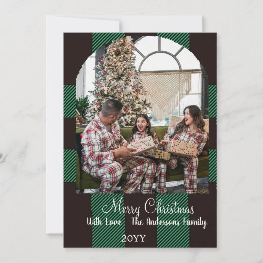 緑のバッファロープレイド シーズンカード (正面)