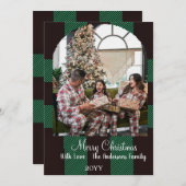 緑のバッファロープレイド シーズンカード (正面/裏面)