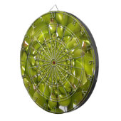 緑のバナナのカレイドスコープ・アートプリント/グラフィック ダーツボード (正面右)