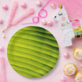 緑のバナナの葉のテクスチャの背景 ペーパープレート (パーティー)