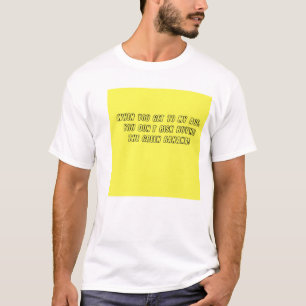 緑のバナナを買わないで下さい Tシャツ