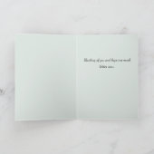 緑のバラの国 想い出 サンキューカード (内部)