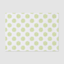 緑のバラオンホワイトティッシュペーパー