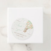 緑のバルーン付きテディベアありがとうございました フェイバータグ (インサイチュ)