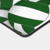 緑のバレーボールチームの色アスリート名 デスクマット (コーナー)