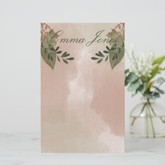 緑のバンチ 便箋 (スタンド正面)