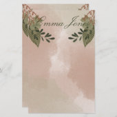 緑のバンチ 便箋 (正面/裏面)