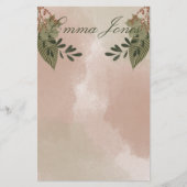 緑のバンチ 便箋 (正面)