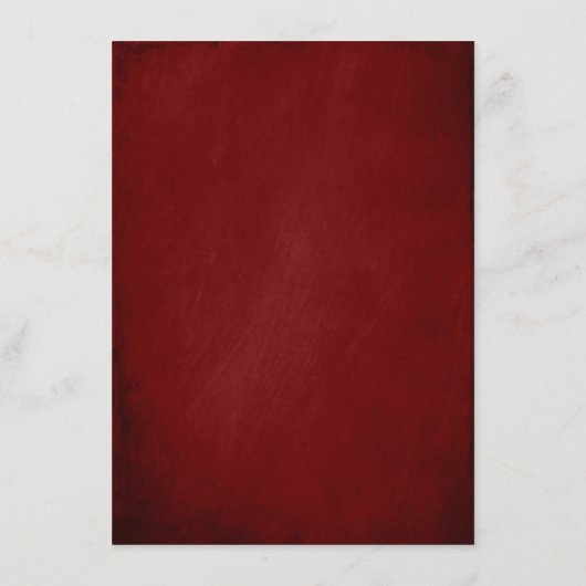 緑のバーガンディの情結婚報を吸い取る エンクロージャーカード (裏面)