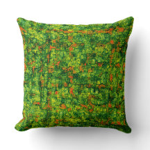 緑のバーチャルな木の樹皮、赤の小さな汚れ