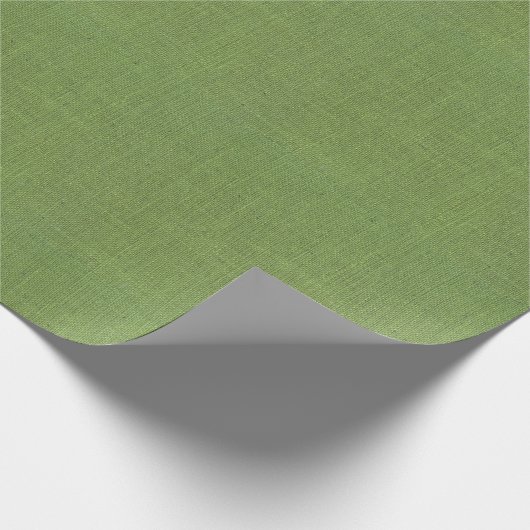 緑のバーラップの質 ラッピングペーパー (角)