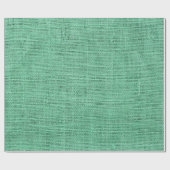 緑のバーラップテクスチャデザイン ラッピングペーパー (フラット)