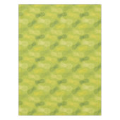 緑のパイナップル輪郭パターン テーブルクロス (正面)