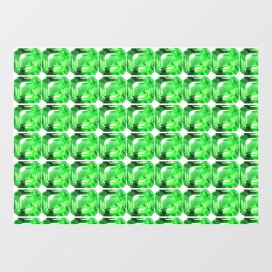 緑のパターン ウィンドウサイン (シート)