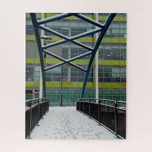 緑のパターン ジグソーパズル (縦)