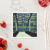 緑のパターン スタンダードカクテルナプキン (インサイチュ)