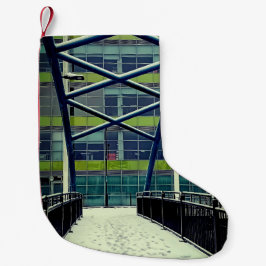 緑のパターン スモールクリスマスストッキング