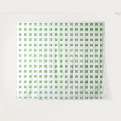 緑のパターン タペストリー (正面(横))