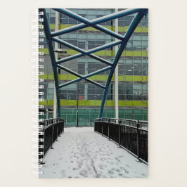 緑のパターン プランナー手帳